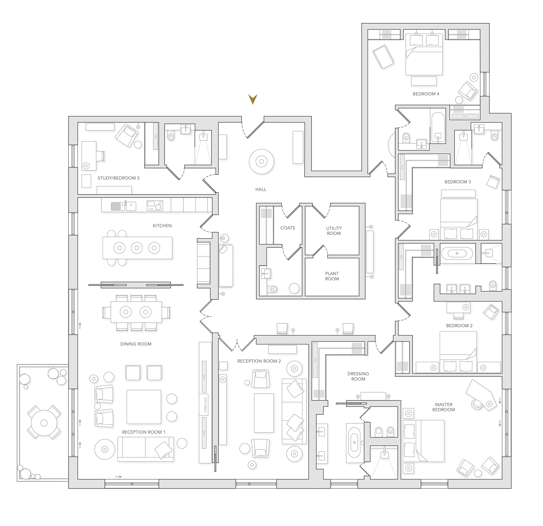 Floor Plan Of Holland Park Villas Apartments